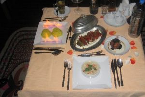 Şirince'de bir restorandan kıyamet men&uuml;s&uuml;