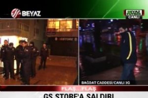 Fenerli taraftarlar Beyaz Tv ekibine canlı yayında saldırdı