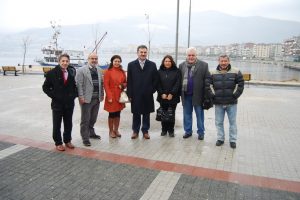Kent Gazetesi yazarları Refik Yılmaz'ı ziyaret etti