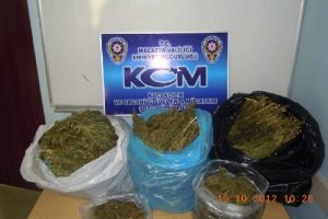 3 operasyonda toplam 88,5 kilo esrar ele ge&ccedil;irildi