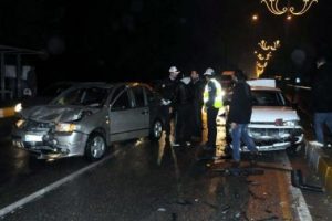 Zincirleme kaza ucuz atlatıldı!