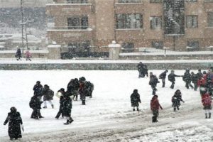 Okullara kar tatili var mı?