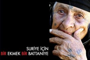 Suriye i&ccedil;in "bir ekmek bir battaniye"