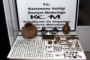 Kastamonu'da 424 par&ccedil;a tarihi eser ele ge&ccedil;irildi