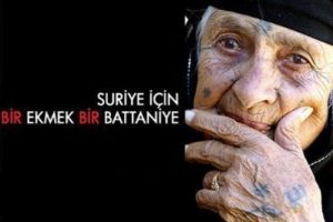 "Suriye İ&ccedil;in Bir Ekmek, Bir Battaniye" kampanyası