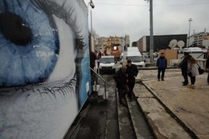 Taksim'de seyyar mobese merkezi yenı yıla hazır