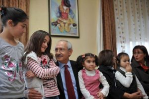 Kılı&ccedil;daroğlu kimsesiz &ccedil;ocukları ziyaret etti