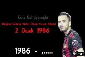 Ediz Bahtiyaroğlu doğum g&uuml;n&uuml;nde unutulmadı