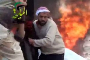 Esad'ın u&ccedil;akları benzin istasyonu vurdu