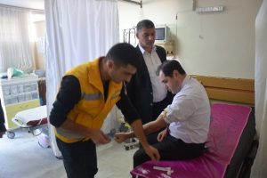 Dikmen kaymakamı kazada yaralandı