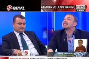 Canlı yayında "Atat&uuml;rk katil mi? Değil mi?" kavgası