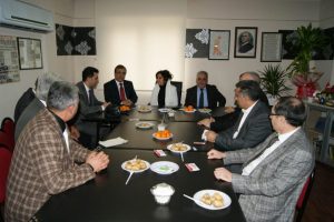 Sedat Yal&ccedil;ın'dan BADEF'e nezaket ziyareti