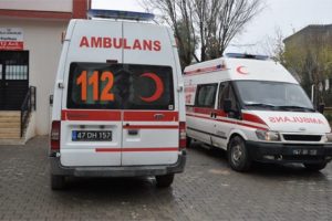 300 bin vatandaşa iki ambulans
