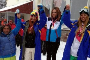 Kayak ve Snowboard yarışmaları yapıldı