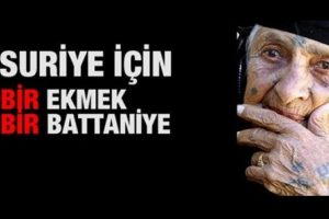 16 &uuml;lke 'Suriye i&ccedil;in bir ekmek bir battaniye' dedi