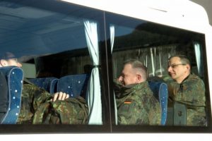 Alman askerlerinden patriot mesaisi