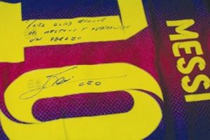 Messi'den sevgilerle...