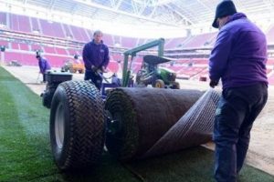 T&uuml;rk Telekom Arena'nın yeni &ccedil;imleri serilmeye başlandı