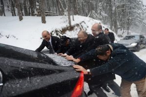 MHP'lilerin karla imtihanı