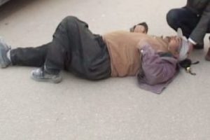 Kaza anı g&uuml;venlik kamerasında