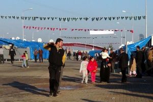 Sığınmacıların se&ccedil;im heyecanı