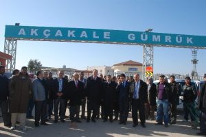 CHP heyeti sınırın sıfır noktasında