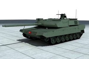 Milli tank Altay, &ouml;ğrenci tarafından modellendi