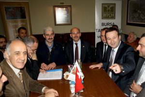 AK Parti Osmangazi &ccedil;arşı ve hanlar b&ouml;lgesinin sorunlarını dinledi