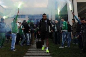 Bursaspor'a coşkulu uğurlama