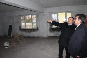 Cingil Engelsiz Yaşam Merkezi inşaatını inceledi