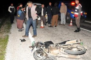 Motosikletle &ouml;l&uuml;me gitti