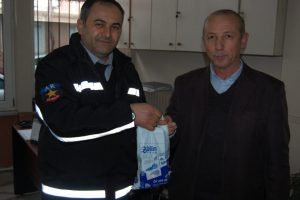 Bursalı g&uuml;venlik&ccedil;inin b&uuml;y&uuml;k azmi