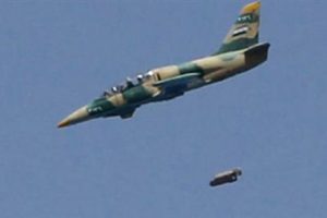 U&ccedil;ağıyla firar eden pilot bomba yağdırdı