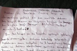 Irak sınırındaki k&ouml;y&uuml;n muhtarından Başbakan'a mektup