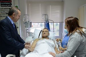Erdoğan'dan Ergin Saygun'a ziyaret