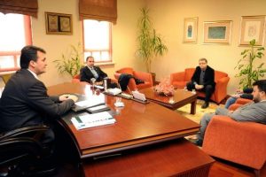 M&uuml;hendislerden D&uuml;ndar'a ziyaret