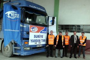 Suriye'ye 45,5 ton gıda malzemesi