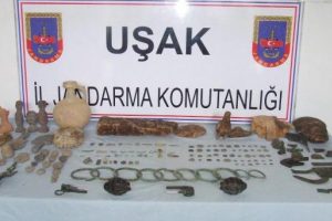 Tarihi eser operasyonunda el bombası
