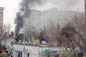 Y&uuml;kselen dumanlar korkuttu