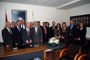 Bursa Barosu'na Hikmet Sami T&uuml;rk ziyareti