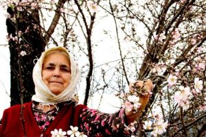 Yaşlı kadının yalancı bahar keyfi