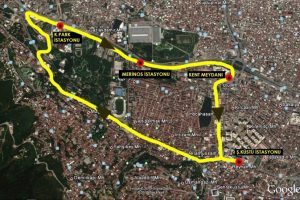 K&uuml;lt&uuml;rpark ve Şehrek&uuml;st&uuml; arasında aktarmalı seferler
