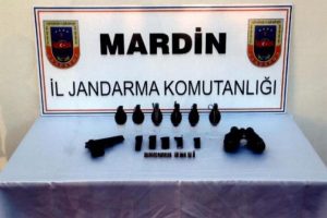 Mardin'de 6 el bombası ele ge&ccedil;irildi