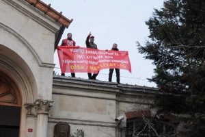 Fransız konsolusluğu &ccedil;atısında iş&ccedil;i eylemi