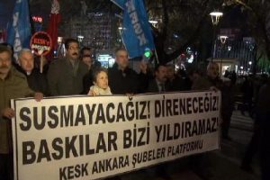 G&ouml;zaltıları protesto i&ccedil;in Adalet Bakanlığı'na y&uuml;r&uuml;d&uuml;ler