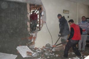 Beton oturma odalarına doldu