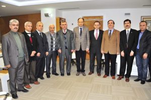Dağ-Der'in yeni y&ouml;netiminden Başkan Keskin'e ziyaret