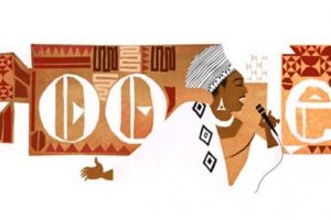 Google'dan Miriam Makeba'nın doğum g&uuml;n&uuml;ne &ouml;zel doodle