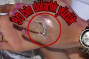 50 bin dolarlık nişan y&uuml;z&uuml;ğ&uuml;