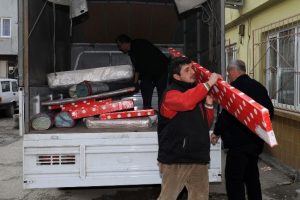 Yangın faciasından sonra Osmangazi Belediyesi'nin duyarlılığı!